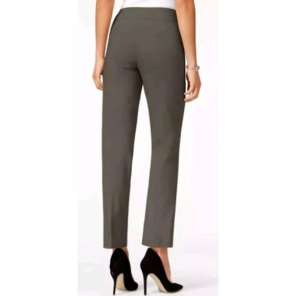 JM Collection BROWN CLAY Women's Size M Studded Pull-on Tummy Control Pants NWT. - Picture 6 of 9